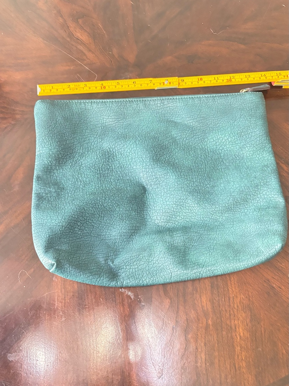 Free People Teal Zip Pouch